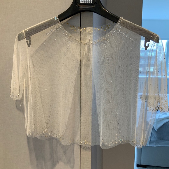 Bolero bridal sheer cover up - Picture 1 of 2